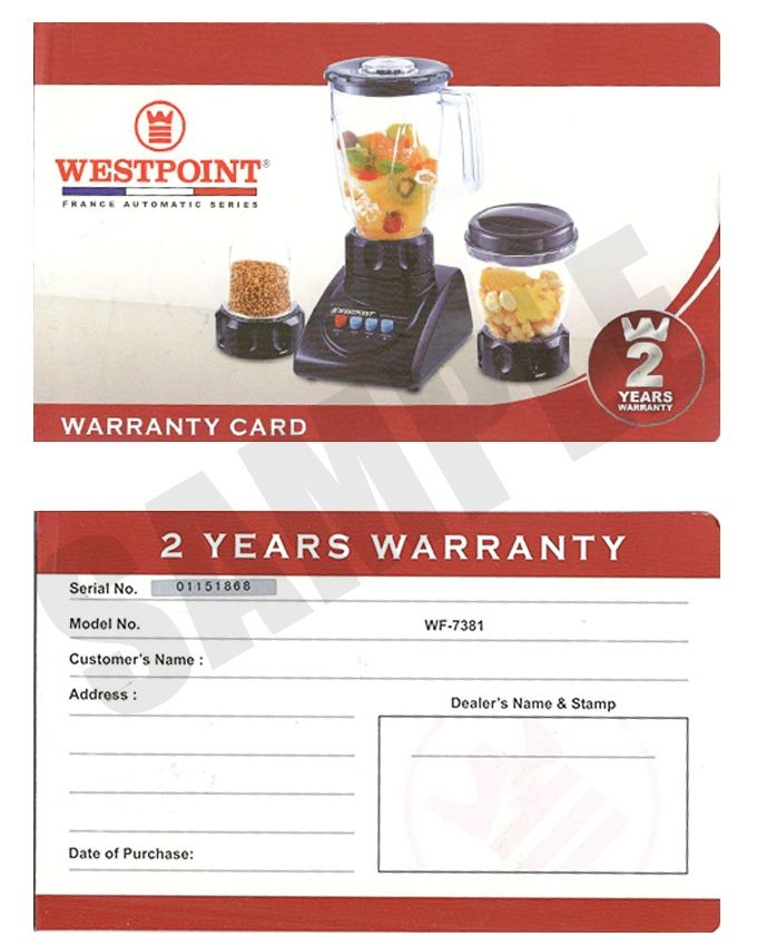 Westpoint WF-622 - 2 Slice Sandwich Maker - view 1